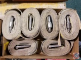Straps w/ Attached Large Locking Steel Carabiners
