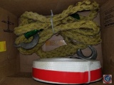 Ropes w/ Hooks Attached, and Towing Strap