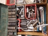 Variety of Sockets, and Socket Wrench w/ Extensions Piece