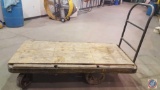 Extra Large Flatbed Rail Road Cart