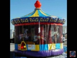 Carousel Bounce House (requires 1 blower fan to inflate, NOT included in this lot)