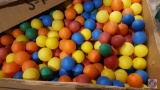 Gaylord Box Full of Colorful Plastic Bounce House Balls (Choice of 5}