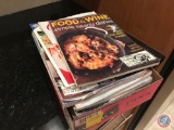 Assorted cooking magazines