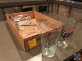 Assorted beer glasses