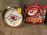 (2) KC Chiefs clocks