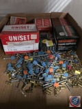(2) boxes of assorted power fasteners, and conduit clips and fasteners