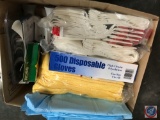 Commercial vacuum bags, disposable gloves, microfiber cloths, and more
