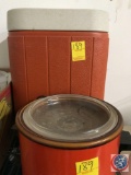 Rival Crockpot and Coleman cooler