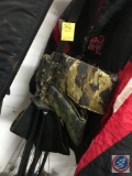 Camo chair, and a padded gun case