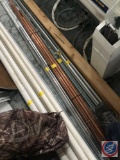 Assorted sizes of copper tubing