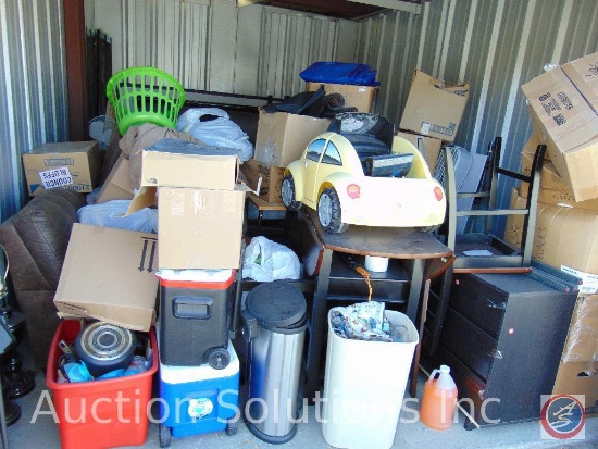 Sofa, Dining room table, coolers, and more miscellaneous household items All Units will have