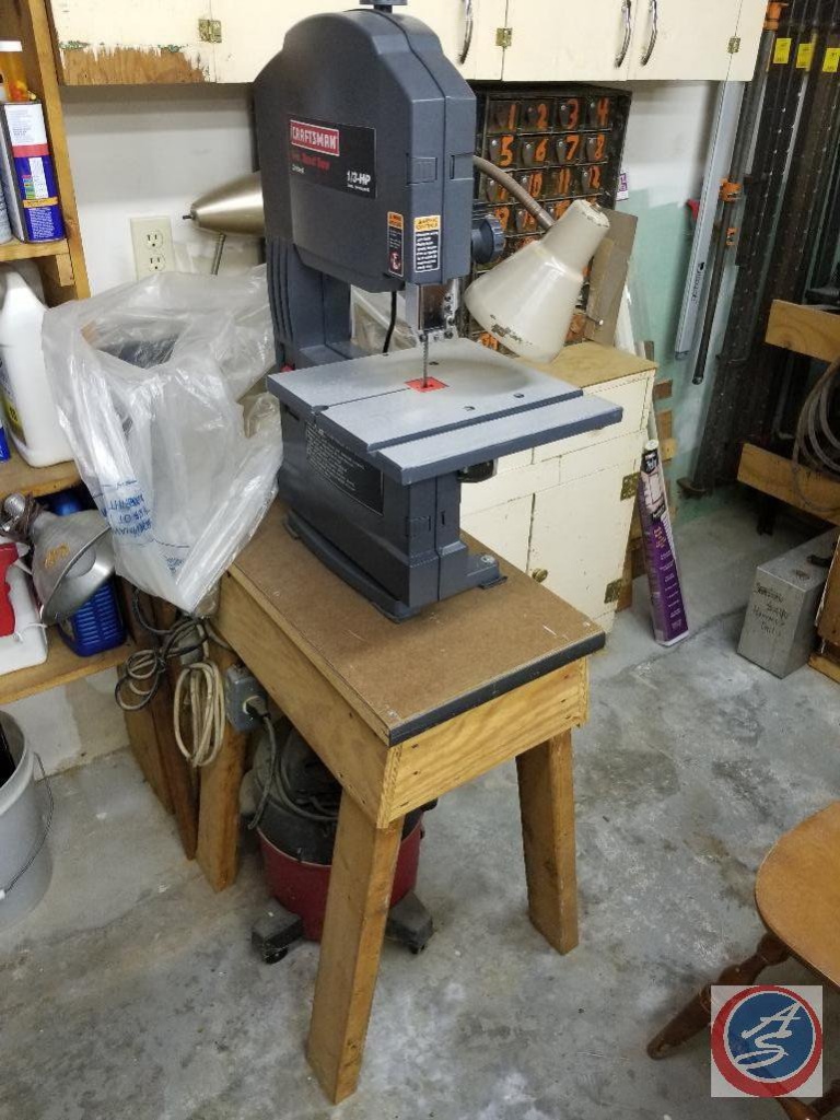 Craftsman 9 inch band saw with stand. Model #315.214490 | Estate & Personal  Property Personal Property | Online Auctions | Proxibid