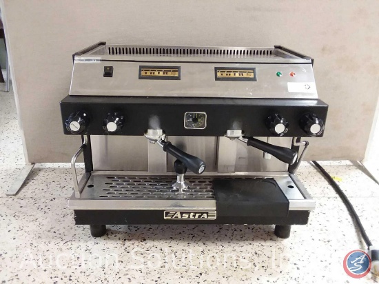 Astra Automatic Espresso Machine (model # Mega II) (22.5" tall x 27.5" wide x 22" deep) This deluxe