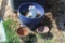 [2] Small Pots, [1] Large Pot w/ Dirt, Angel Garden Decoration
