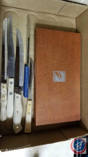 Set of Chicago Cutlery 440AFINE, and Other Assorted Knives