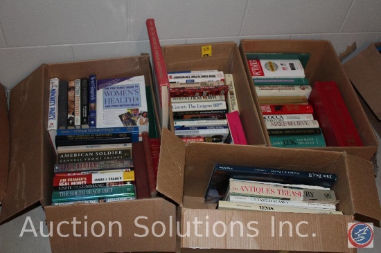 (5) Boxes Containing Medical Books