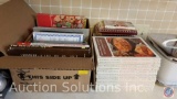 Assorted Cookbooks and a Set of 1970's Encyclopedia of Cooking Books [Missing Books 5 and 11]