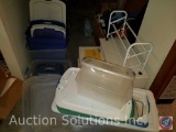 2 Drawer White Cabinet, White Shoe Organizer, White Storage Bench, Under the Sink Shelving, Assorted