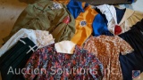 Old Trunk Containing Assorted Vintage Costumes Including; Poodle Skirt, Hats, Angel Robe, Luau