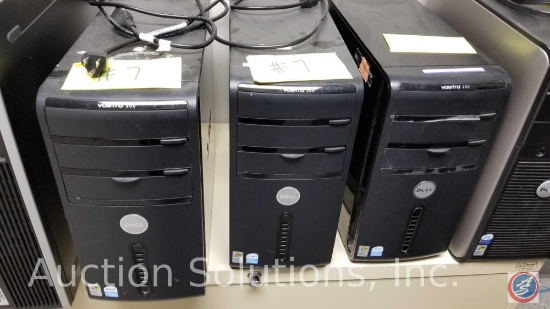 [3] Dell VOSTRO 200 Computer Towers running Windows XP Home Edition