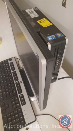 HP Compaq 8000 Elite Ultra-Slim Desktop Computer w/ Keyboard and Mouse