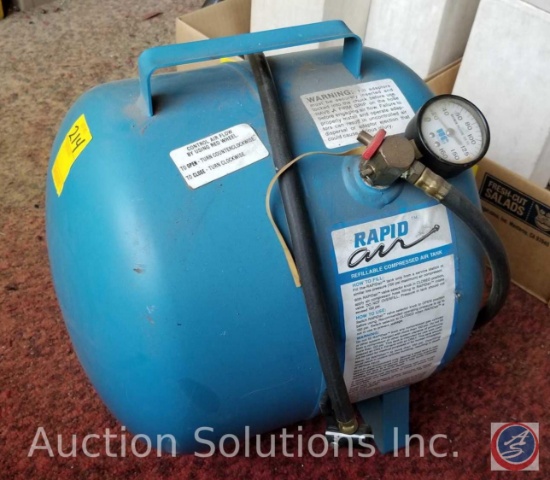 Rapid Air refillable compressed air tank