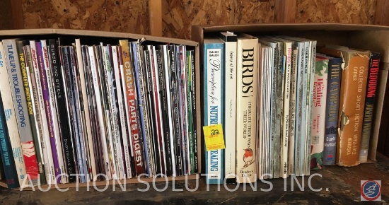 (2) boxes of assorted books and magazines