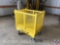 Lift-It 36x36 4000lb Capacity Material Handling Basket Cart on Casters, w/ Grooved Bottom and