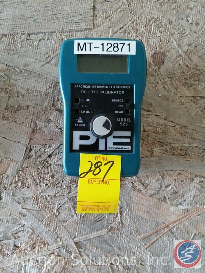 Practical Instrument Electronics [PIE] Model 525 T/C - RTD Calibrator