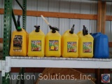 [5] Yellow + [1] Blue Gallon Gasoline Cans