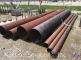 24 inch Oil Field Pipe, 20ft varied length, (smaller circumference goes with it)