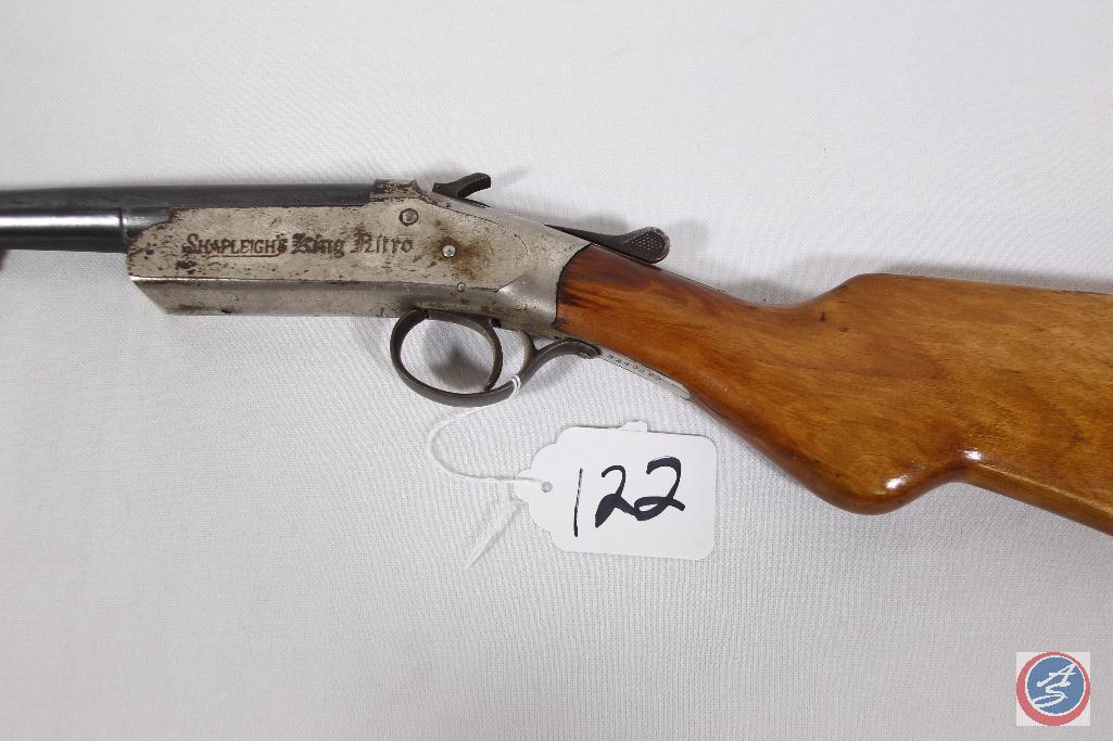 Tays Realty & Auction - Auction: ONLINE ABSOLUTE AUCTION: FIREARMS -  FIREARM PARTS - SPORTING GOODS ITEM: Diamond Arms Shapleigh's King Nitro  410 Ga Single Shot Shotgun