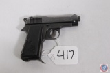 Manufacturer Beretta Model 1934 BREVETTE Ser # 903898 Type Pistol Caliber/Gauge 9MM Description GOOD