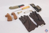 (2) fillet knives, pistol grips, compass and more
