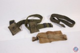 Web Belts and ammo belt with bandoleer