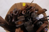 Box of approximately 40 assorted wood stocks and forarms