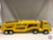 (2) Die cast cars: TONKA yellow car carrier truck w/ black ramp w/ yellow car Carrier attachment .
