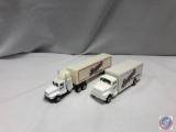 (2) Die cast cars: ROAD CHAMPS Snapple trailer , ROAD CHAMPS Snapple semi trailer. Not in blister