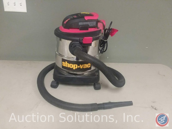 5-Gal Shop-Vac Brand 2.5 HP Canister Vacuum Mod. MAC11-250 on Casters