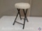 Folding Music Stool w/ Padded Cushion Seat