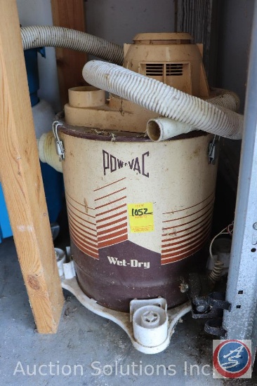 Vintage Pow-r-Vac Electric Wet/Dry w/ Wheels