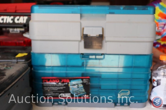 Plano 759 Guide Series Tackle Box w/ 4-Drawers FULL of Fish Tackle + Supplies