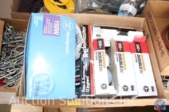 Light Bulbs [6] 20 Amp Fuse Box Breakers; Receptacle Covers; Duplex Outlets; Misc. Household