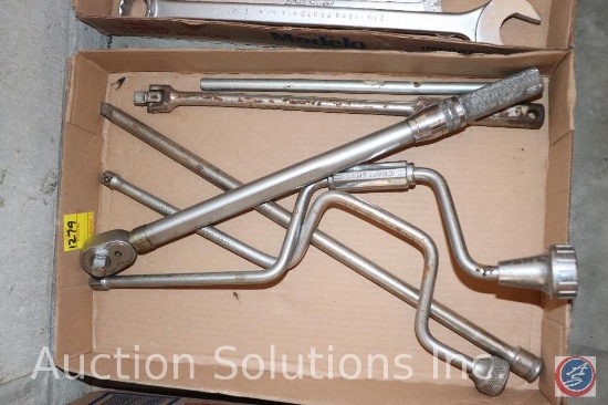 Craftsman Hand Braces; Snap-on Socket Torque Wrench; [2] Breaker Bars