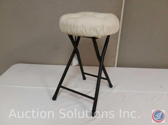 Folding Music Stool w/ Padded Cushion Seat