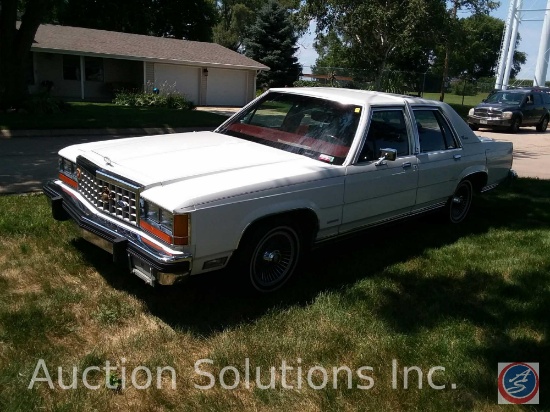 1984 Ford LTD Crown Victoria Passenger Car, VIN # 1FABP43F7EZ113772