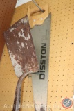 Disston Handsaw and Flat Edge Shovel