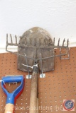 Garden Rake and a Round Edge Shovel