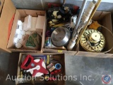 Trim Tile; 100' Open Face Tape; Crow' Feet Wrenches; Ceiling Fan; Decorative Items