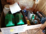 Various Lawn and Garage Fluids; Dyna Start Battery; Duct Tape; Outlet Timer and More